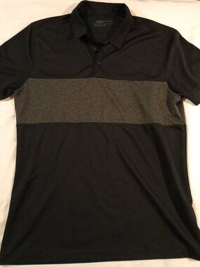 Nike Golf Polo - black and grey Size M